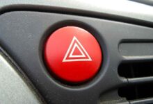 hazard warning light usage