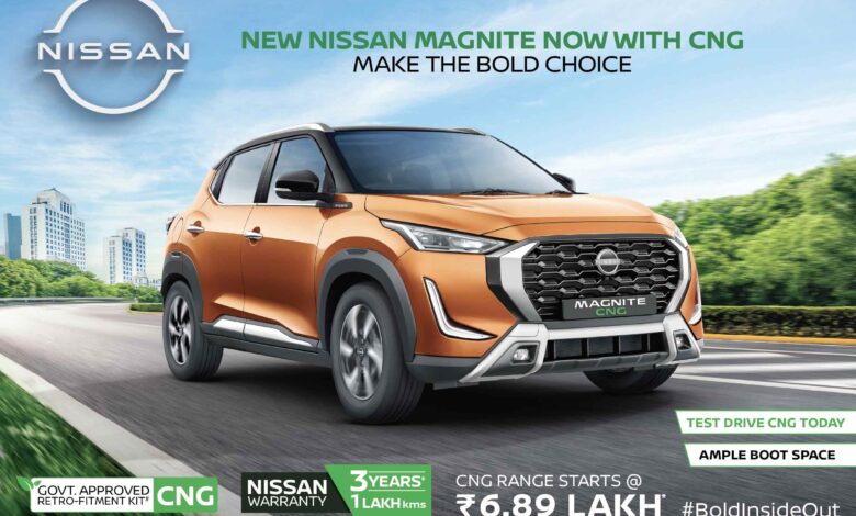 nissan magnite cng