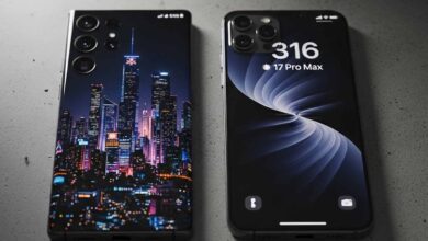 i phone 17 pro max and samsung galaxy s25 ultra