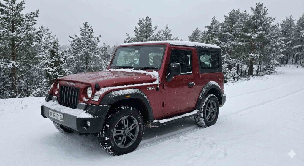 mahindra thar - ai generated image